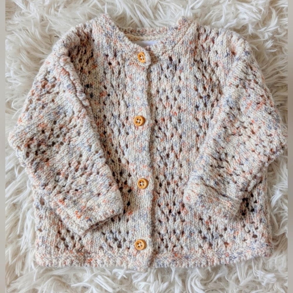 Zara Baby Cream Cardigan size 1-3 months